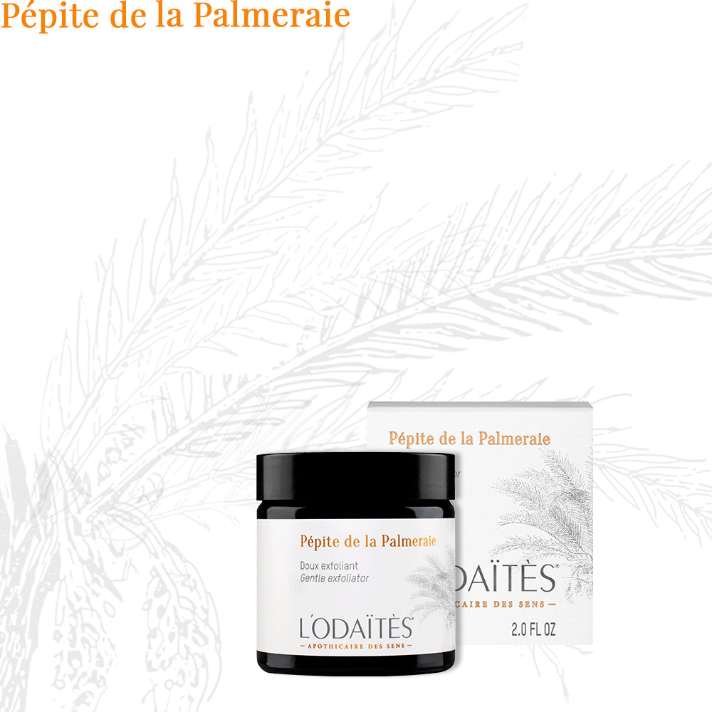 L'Odaïtès gentle exfoliator on a white background